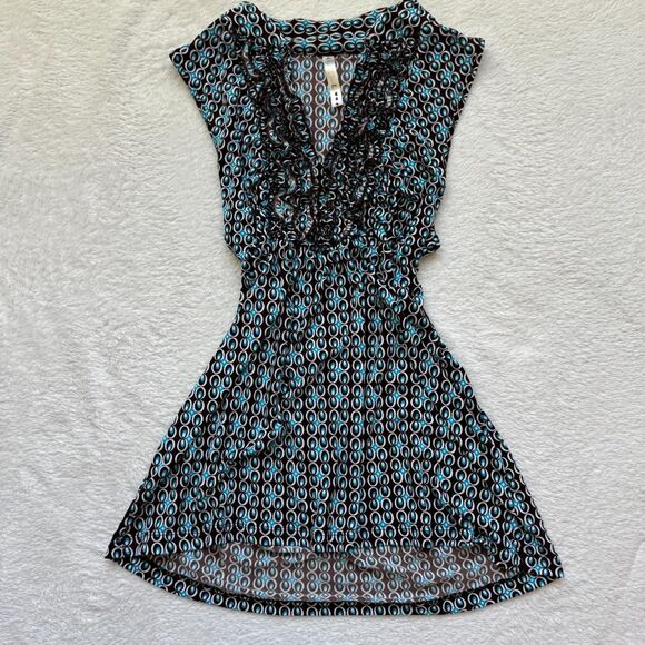 Vintage Tank Top \ Brown Y2K Blouse with Ruffles by Heart Soul - Picture 9 of 15